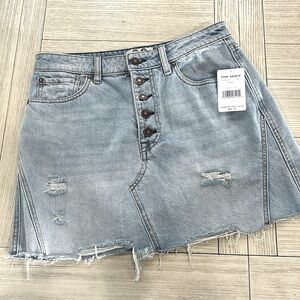 Free People Denim Skirt